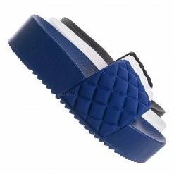 Forever Link Donut19 Molded Footbed Quilted Flatform - Women Platform Flat Slide In Slipper New