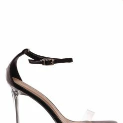 Anne Michelle Feisty01 Women's Clear High Heel Stiletto Sandal New
