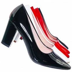 Forever Link New Songful2 Comfortable Block Heel Dress Pump - Womens Office Shoes