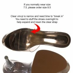 Liliana Mafia4 Clear Perspex High Heel Platform - Women Dance Shoes