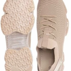 Forever Link Flow19 Stretch Elastic Mesh Sneaker - Festival Lace Up Rubber Air Bubble Cushion