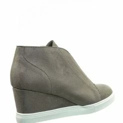 Soda Vesper Hidden Wedge Heel Sneakers - Women Sporty Elastic Shootie