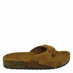 Forever Link Berk24 Molded Footbed Slipper Sandal - Women Comfort Contour Cork Slip On Shoes
