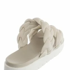 Soda New Popup Molded Footbed Braided Slide - Women Slip On Sandal