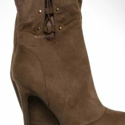 Forever Link New Ariana38 Corset Lace Up Thigh High Boots - Women High Heel Shoes