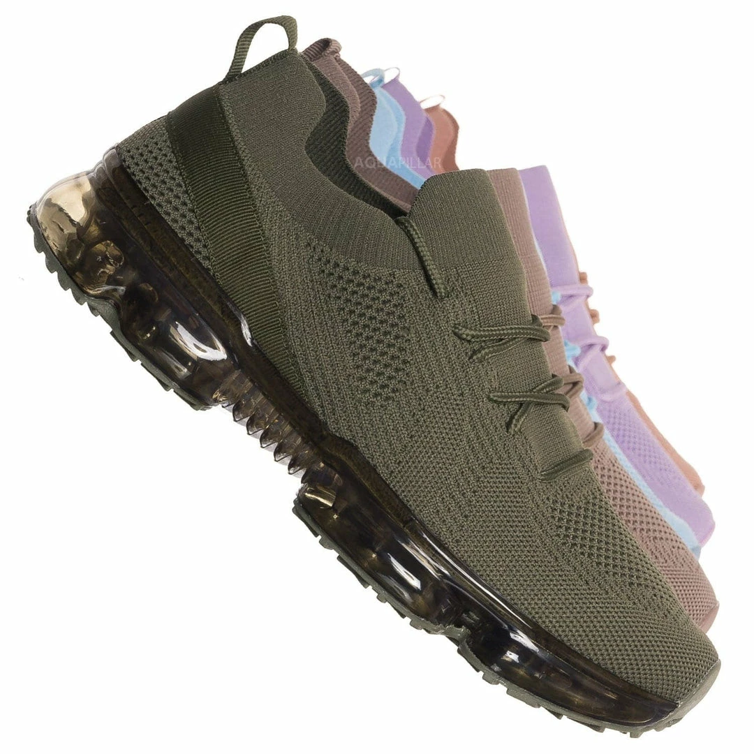 Top Moda Hans7 Stretch Elastic Mesh Sneaker W Festival Rubber Air Bubble Cushion