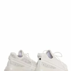 Bamboo New Hana47 Rhinestone Studded Knit Nylon Stretch Sneaker