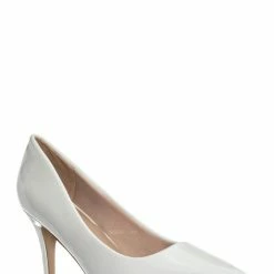 Forever Link Heels Sanzi2 Low Stiletto Heel Pumps - Slip On Dress Shoes Solid Or Animal Prints