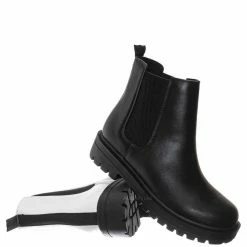 Soda Pilot Threaded Lug Sole Chelsea Ankle Bootie New