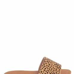 Soda InlineW Wide Width Foam Padded Slide, Women Slip On Sandal