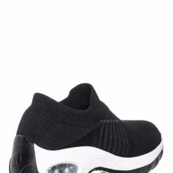 Forever Link New Impact15 Slip On Sock Sneaker - Retro Knitted Cushioned Stretch Knit Snockers