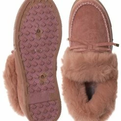Bamboo Cozette20 Furry Mocassin Bootie Slipper - Women Fluffy Platform Shoes New