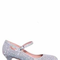 Forever Link New Jemma22 Rhinestone Glitter Pump - Women's Mary Jane Evening Dress Heel