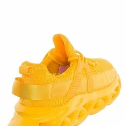 La Shailah Brave12 Chunky Elastic Mesh Sneaker - Unisex Sculpted Outsole Shoes