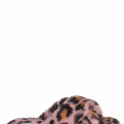 Liliana New Dearly1 Fluffy Faux Fur Slipper, Men Women Fuzzy Slides