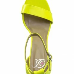 Delicious ShinerD Block Heel Ankle Strap Sandal 4 Inch High, Women Thin Strappy Formal Open Toe Minimalist Chunky Dress Shoes New