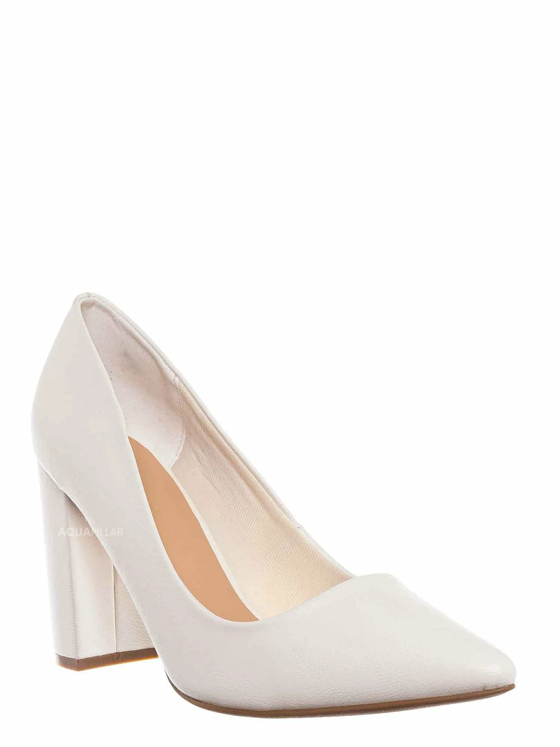 Bamboo Bellflower70 Block Heel Pointed Toe Dress Pump - Women Office Shoes New