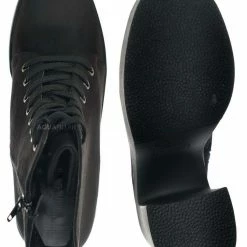 Bamboo New Instant05 Chunky Block Heel Lace Up Boots - Women Combat Bootie