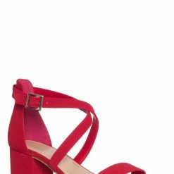 CityClassified Trial Low Block Heel Strappy Sandal - Women Dressy Chunky Dance Bride Wedding Ballroom Graduation Tacones Formal Summer Pump Comfort Shoes