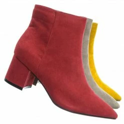 Bamboo Rapid01 Pointed Toe Block Heel Dress Bootie - Women Chunky Heel Ankle Boots