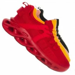 La Shailah Brave12 Chunky Elastic Mesh Sneaker - Unisex Sculpted Outsole Shoes