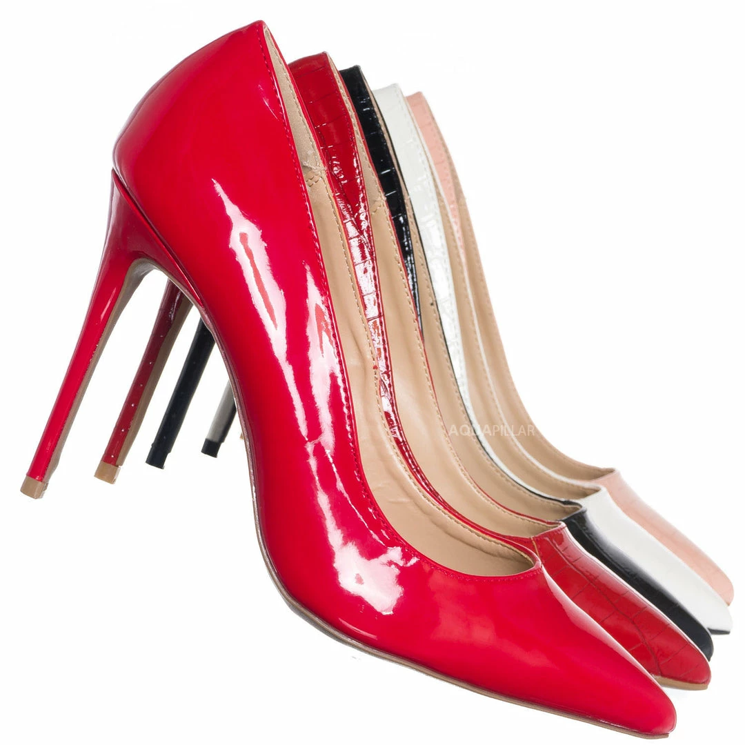 Wild Diva Ivory20c 4 Inch High Heel Stiletto Pump, Women Pointed Toe Dress Shoes New