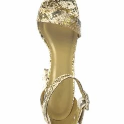 Delicious Iris Open Toe Chunky Heel Sandals - Women's 2 Piece Ankle Strap Dress Shoes