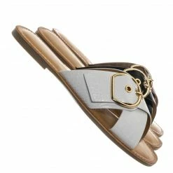 Soda Oregan Vintage Croco Slide In Slipper - Women Slipper Cross Strap Sandal New