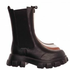 Bamboo New Tetris09 Calf High Chelsea Unisex Dress Boots