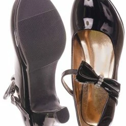 Aquapillar Tasha685E Kids Block Heel Mary Jane Pump - Little Girl Wedding Party Dress Shoes New
