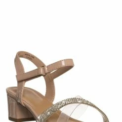 Soda Camp2 Girls Rhinestone Crystal Sandal, Children Evening Dress Shoes