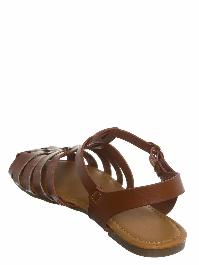 Bamboo Martina01 Woven Huarache Desert Fisherman Sandal, Fiesta Artisan Shoes