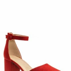 Forever Link Nataly01 Low Block Heel D'Orsay Pump - Pointed Toe Two Piece Office Dress Shoes New