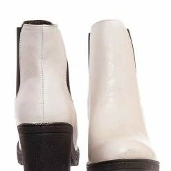 Fabulous New Status51 Vintage Block Heel Elastic Chelsea Ankle Bootie