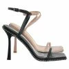 Wild Diva New Boli01 Punkl Rock Metal Embellished Heel Sandal - Women Dress Shoes