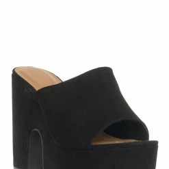 Bamboo Specialty19 Slide In Clog Sandal, Women Sculpted Platform Shoe New