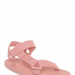 Wild Diva Heart01 Hook Loop Sport Sandal, Women Lighweight EVA Foam Shoes