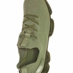 Forever Link Flow19 Stretch Elastic Mesh Sneaker - Festival Lace Up Rubber Air Bubble Cushion