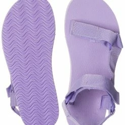 Wild Diva Heart01 Hook Loop Sport Sandal, Women Lighweight EVA Foam Shoes