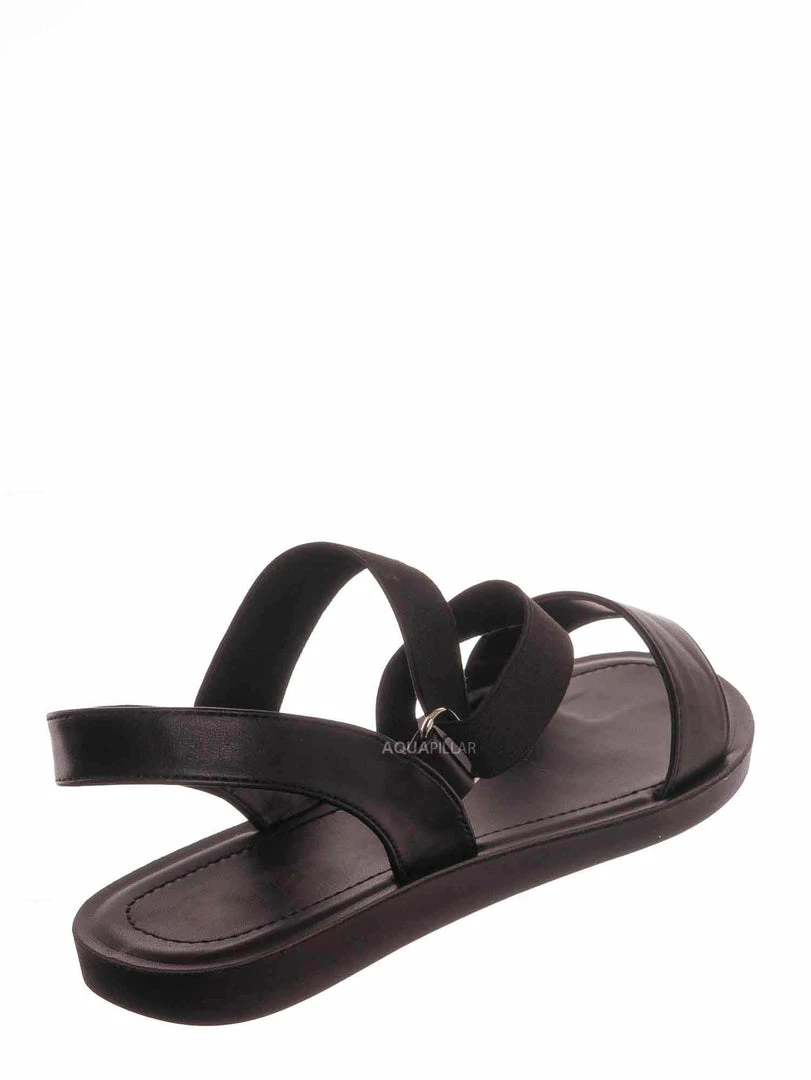 Soda Quant Sporty Elastic Flat Sandal, Women Summer Shoe New