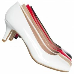 Forever Link Debbi32 Low Heel Round Toe Pump - Women Slip On Dress Shoes