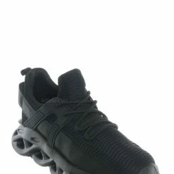 La Shailah Brave12 Chunky Elastic Mesh Sneaker - Unisex Sculpted Outsole Shoes