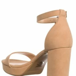 Delicious New Century Chunky Block Heel Sandal, Women Two Piece Dress Shoes