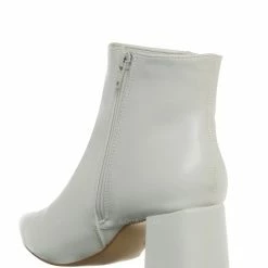 X2B New Nessa1 Block Heel Pointed Toe Ankle Bootie - Womens Dress Boots