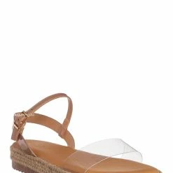 Bamboo New Superb32 Espadrille Flatform Sandal, Womens Lucite TieDye Padded Shoes