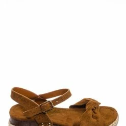 Forever Link New Sensational32K Girls Espadrille Flatform Sandal - Children Thread White Platform