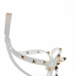 Bamboo New Studs01 Stud Jelly Slip On Slides - Beach Slipper W Metal Pyramid Stud