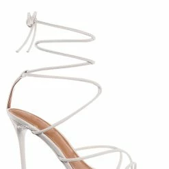 X2B Kimm1 High Heel Leg Wrap Lace Up Sandal, Womens Dress Shoes New