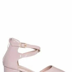 Lucky Top Gallery76K Girls Dress High Heel DOrsay Pump, Kids Size Strappy Formal Shoes New