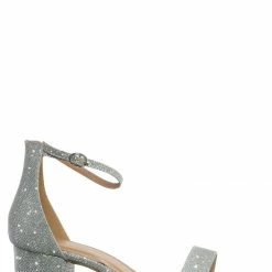 Top Moda Darcie1 Low Block Heel 2 Piece Sandal - Women Ankle Strap Sandal New